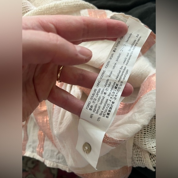 ZARA Tunic DRESS ECRU CROCHET Web Tassel - Picture 9 of 9